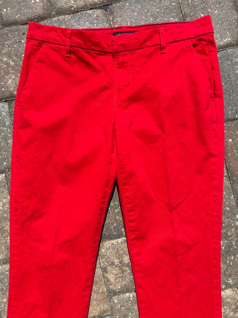 Tommy Hilfiger Slim Fit Red Chino Pants Size 4